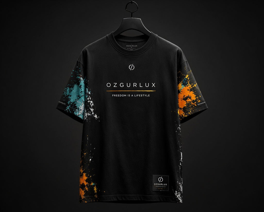 Ozgurlux "Apex Freedom" Oversized Heavyweight Streetwear T-Shirt