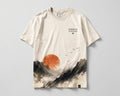 Ozgurlux "Freedom in Style" Oversize Graphic Tee – Cyberpunk & Nature Fusion Japanese Aesthetic Streetwear