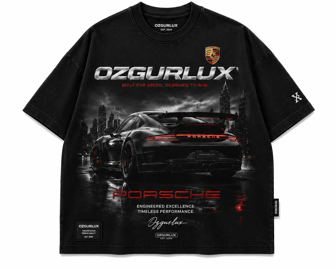 Ozgurlux "Built for Speed" Oversized Premium Tee - Limited Edition