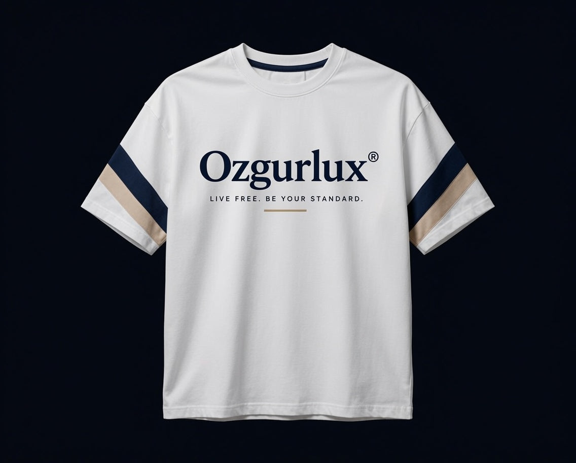 Ozgurlux "Standard" Luxury Streetwear Oversized T-Shirt | Premium Minimalist Tee